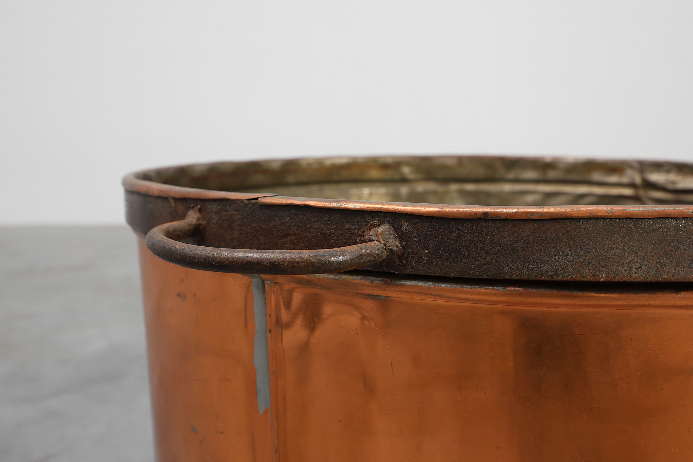 Large Copper Brew Kettle or chimney pot, France ca. 1820thumbnail
